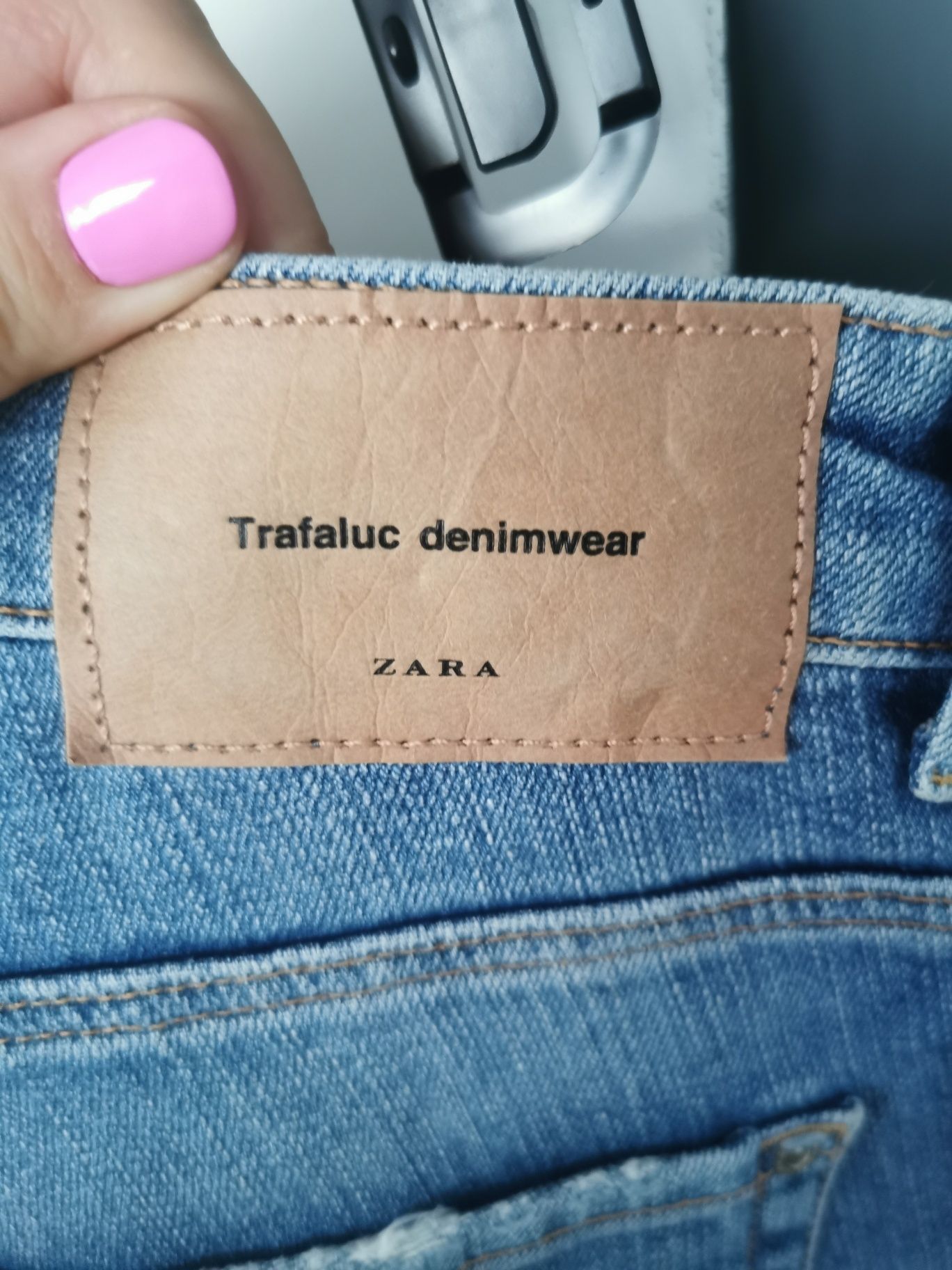 Spodnie jeansy damskie Zara 36