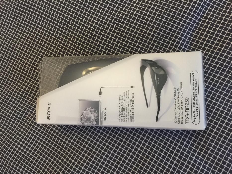 Óculos 3D Active Sony TDG-BR250 (pretos)