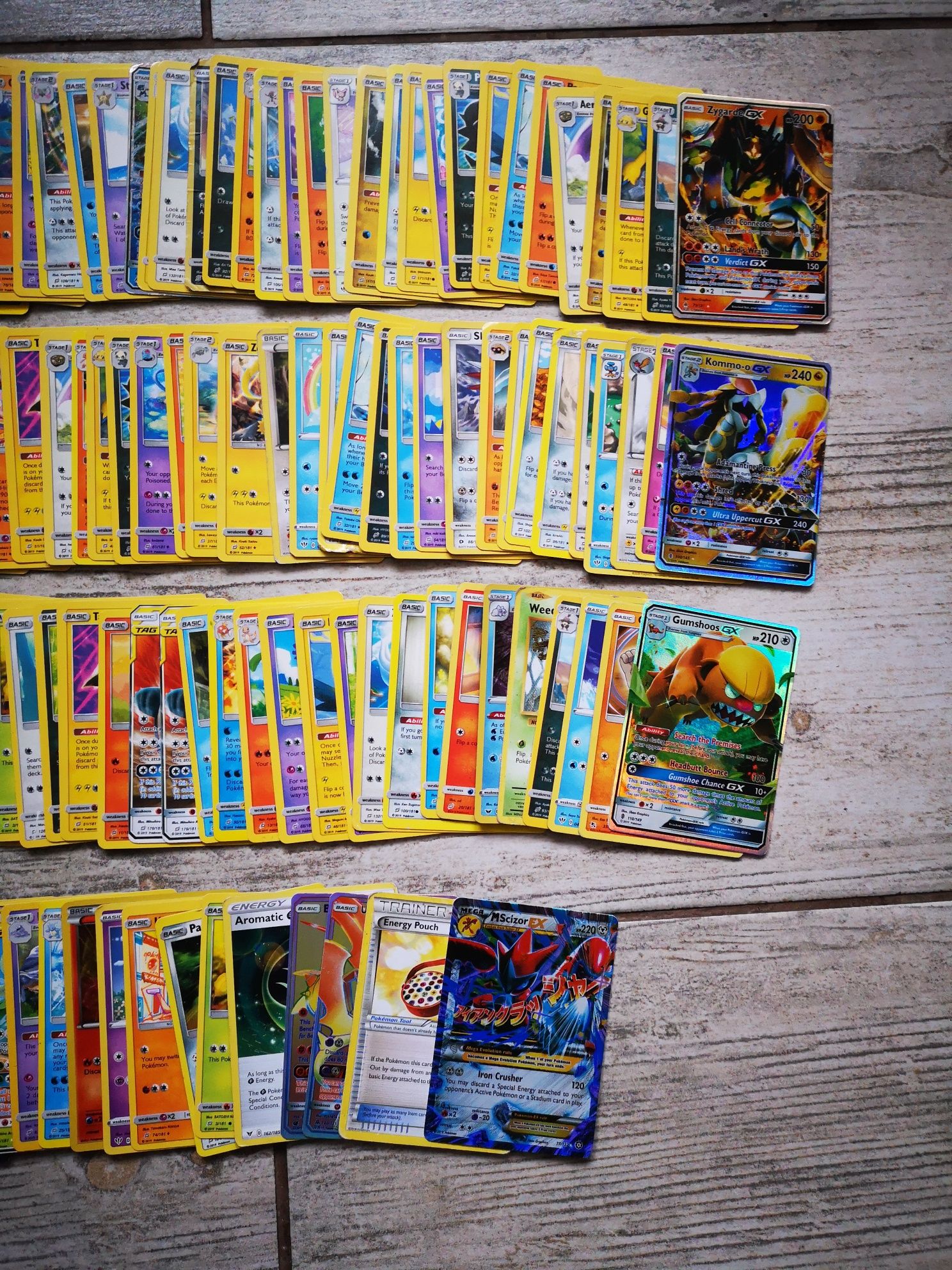 Karty Pokemon 189 sztuk zestaw