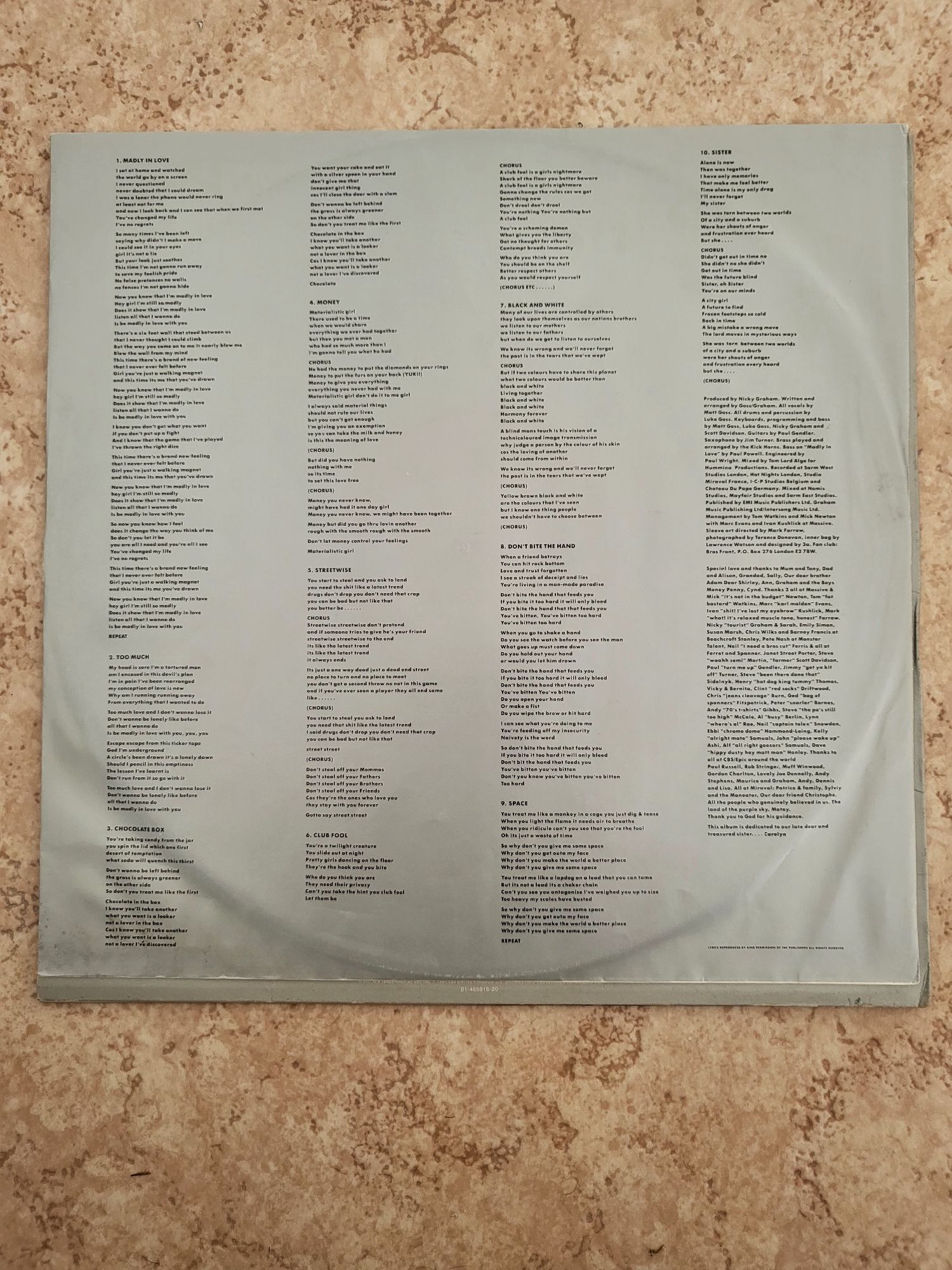 Bros-the time LP winyl