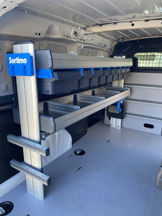 Zabudowa Warsztatowa Sortimo, PEUGEOT PARTNER/ Pułki, Szuflady,Imadło