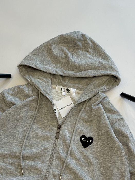 Зіпка Play Comme des Garcons (зип худи плей, зіп худі кдг плей зипка)