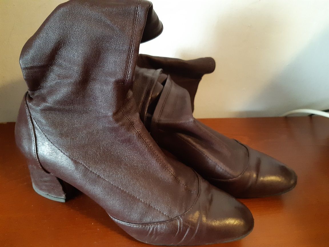 Botins de pele da Massimo Dutti