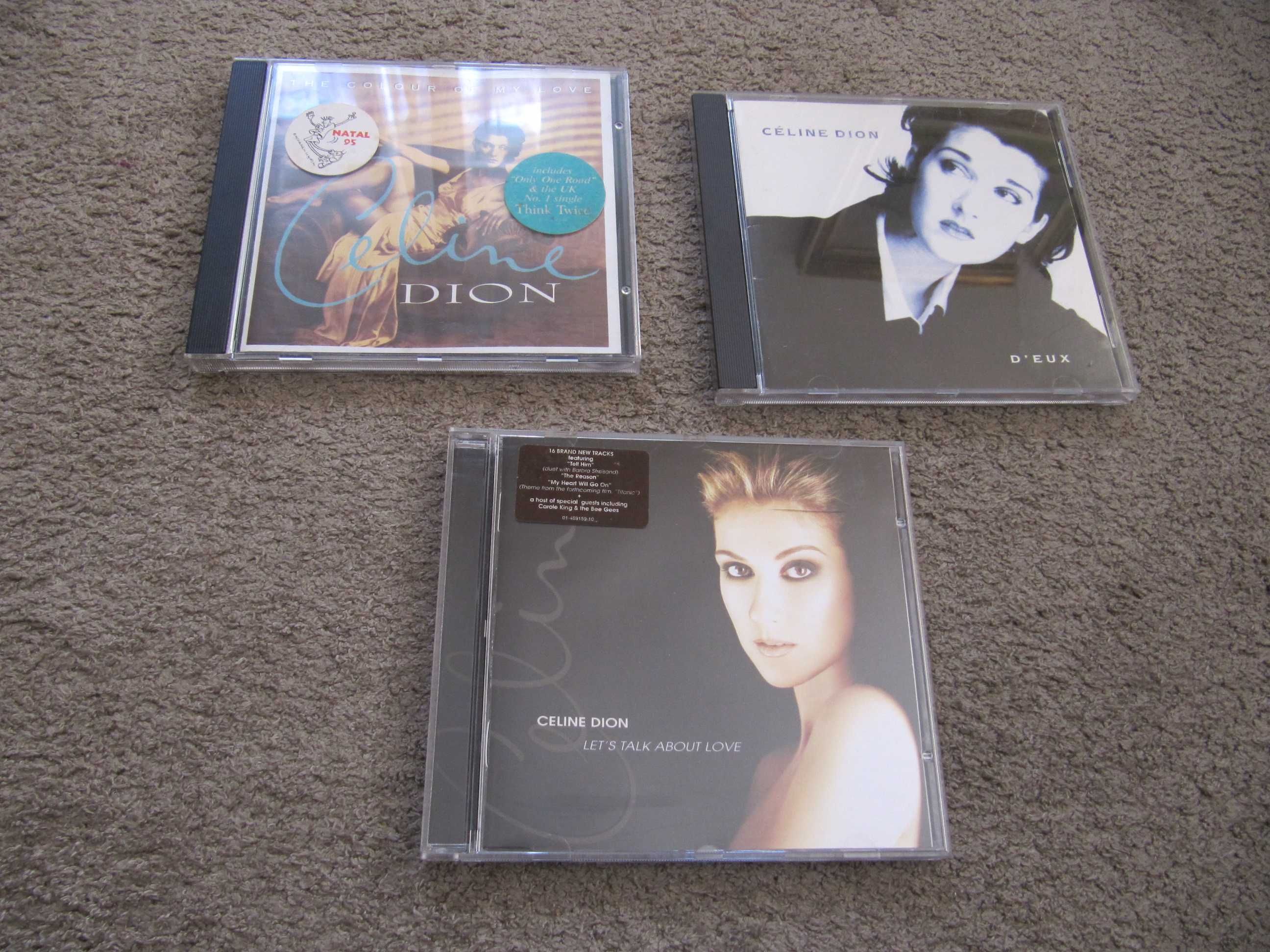 3 CDs de Celine Dion