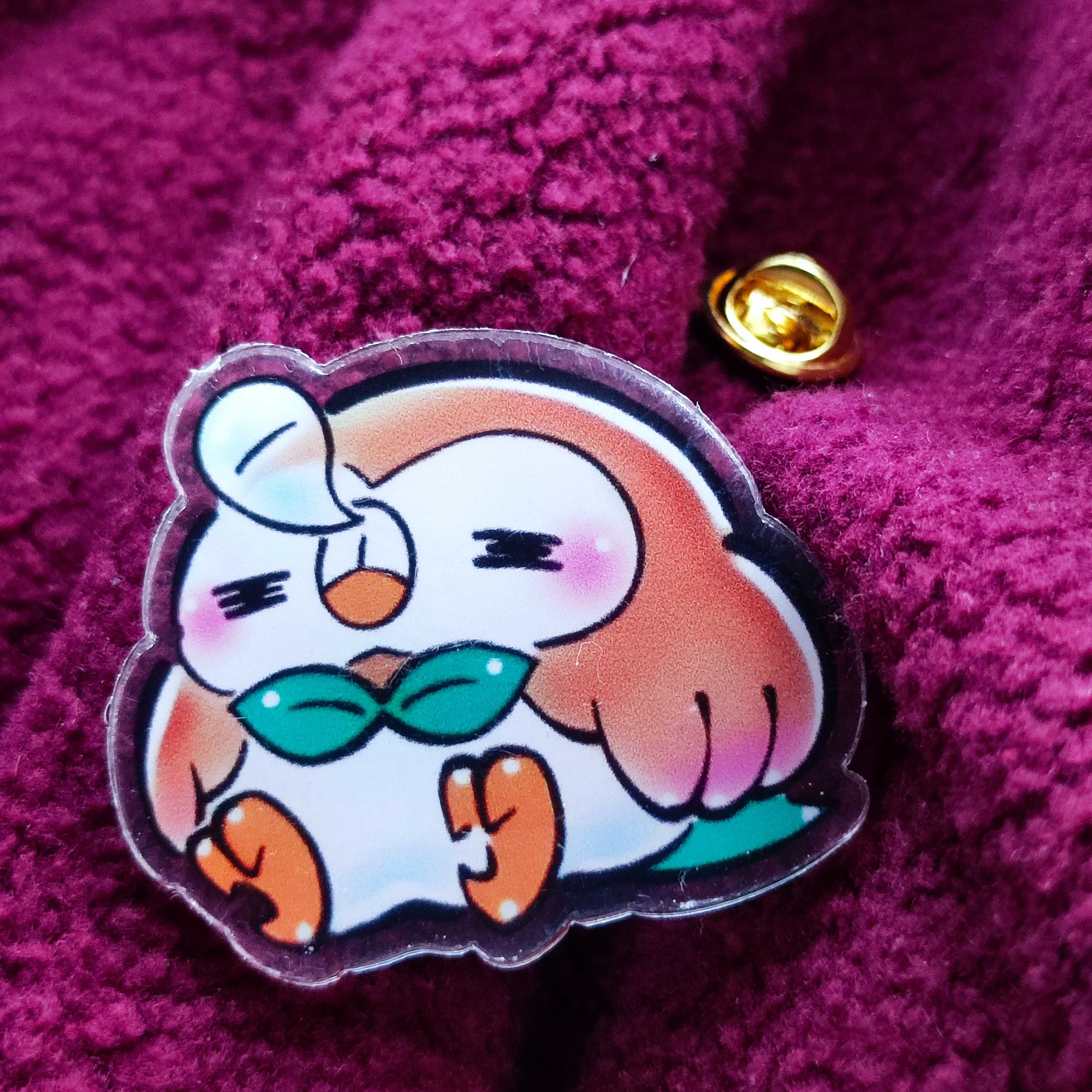 Przypinka Pokemon Rowlet