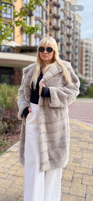 Шуба норка braschi 48-50 р капюшон