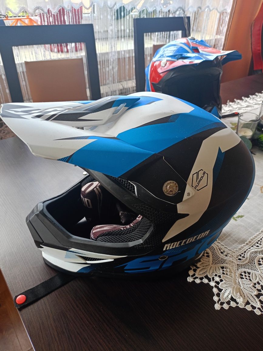 Kask motocyklowy na cross, enduro, quad
