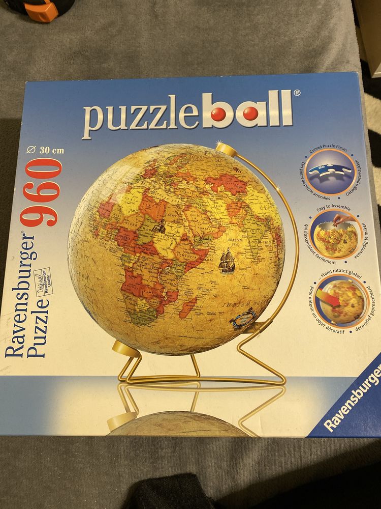 Przestrzenne puzzle globus