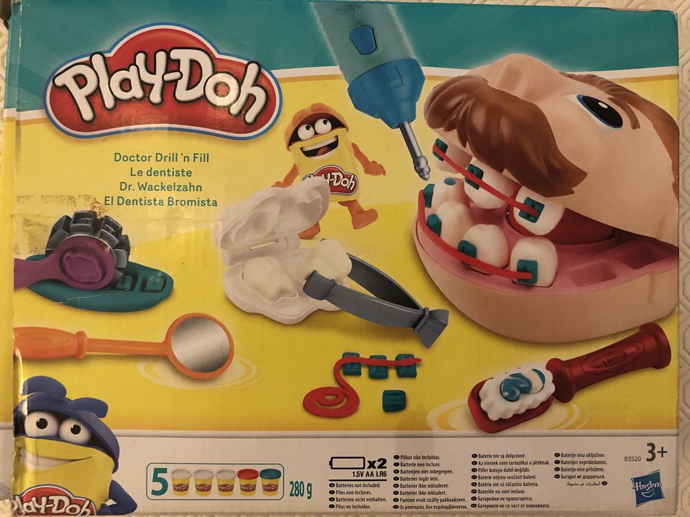 Conjunto Dentista Plasticina Play-Doh