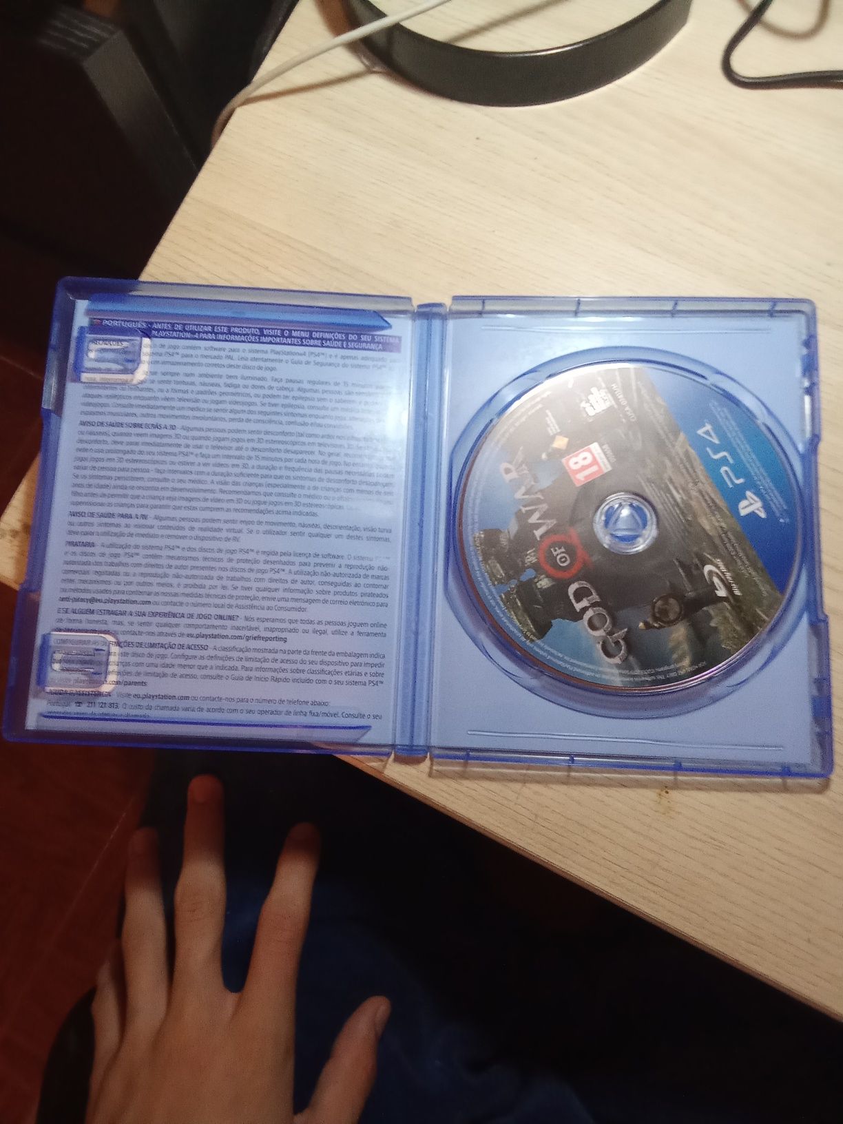 Vendo um jogo God of war