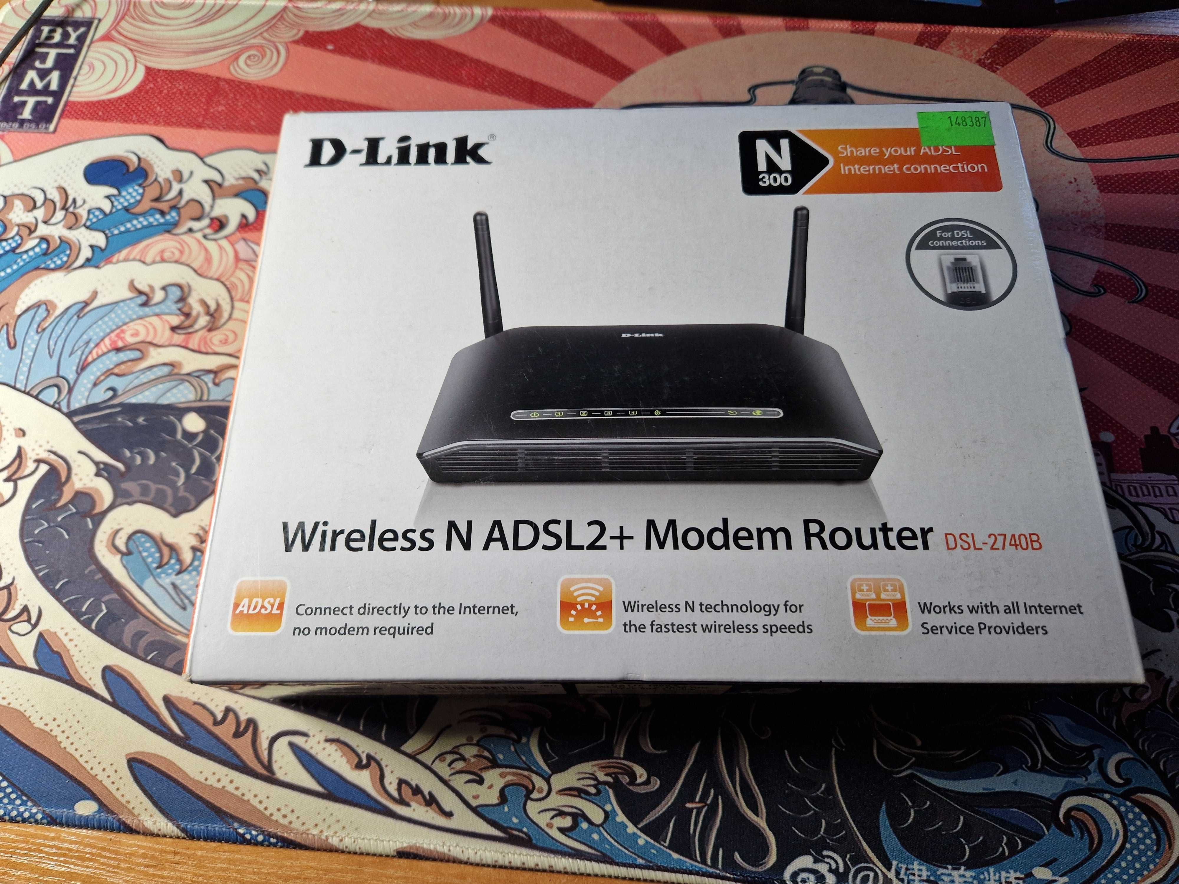 Router D-Link Modem Router N300 (DSL-2740B)