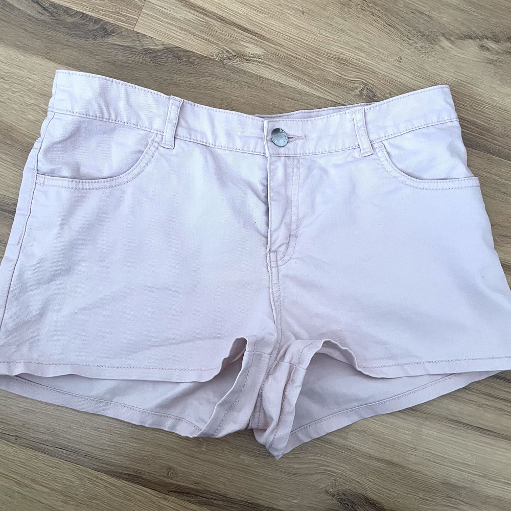 Spodenki z wysokim stanem H&M 38 M jasny róż