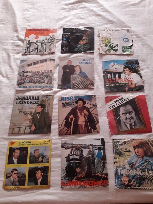 Discos vinil pequenos