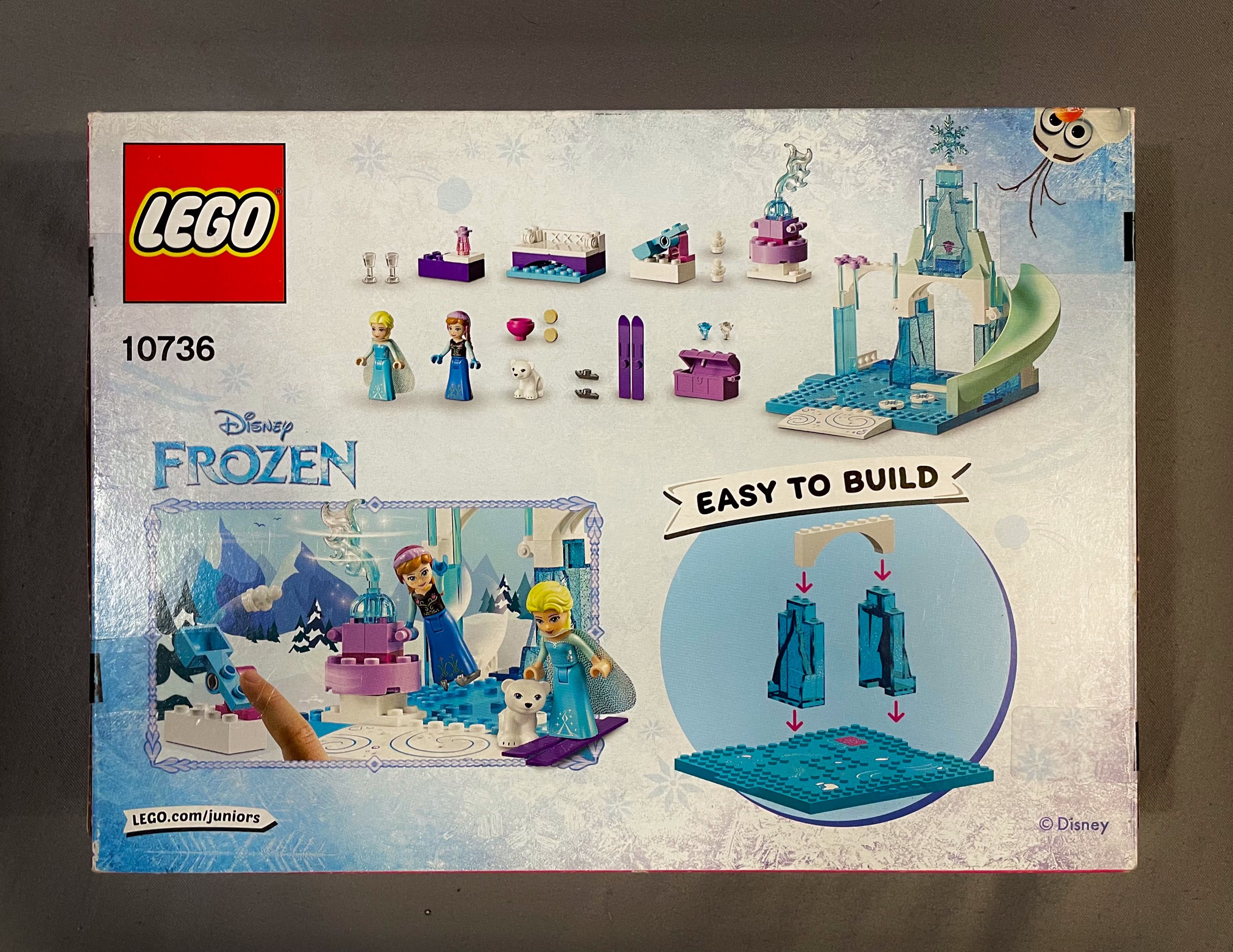 Lego Juniors 10736 - Frozen, Kraina Lodu - Plac zabaw Anny i Elsy NOWY