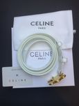 Cinto Celine Branco - 25mm - 110cm