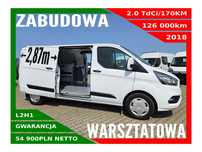 Ford transit-custom L2H1 *54900zł NETTO* 2.0TdCi/170KM  Duża Navi, Tempomat, Czujniki, Klima, Webasto, Grzane siedzenia,