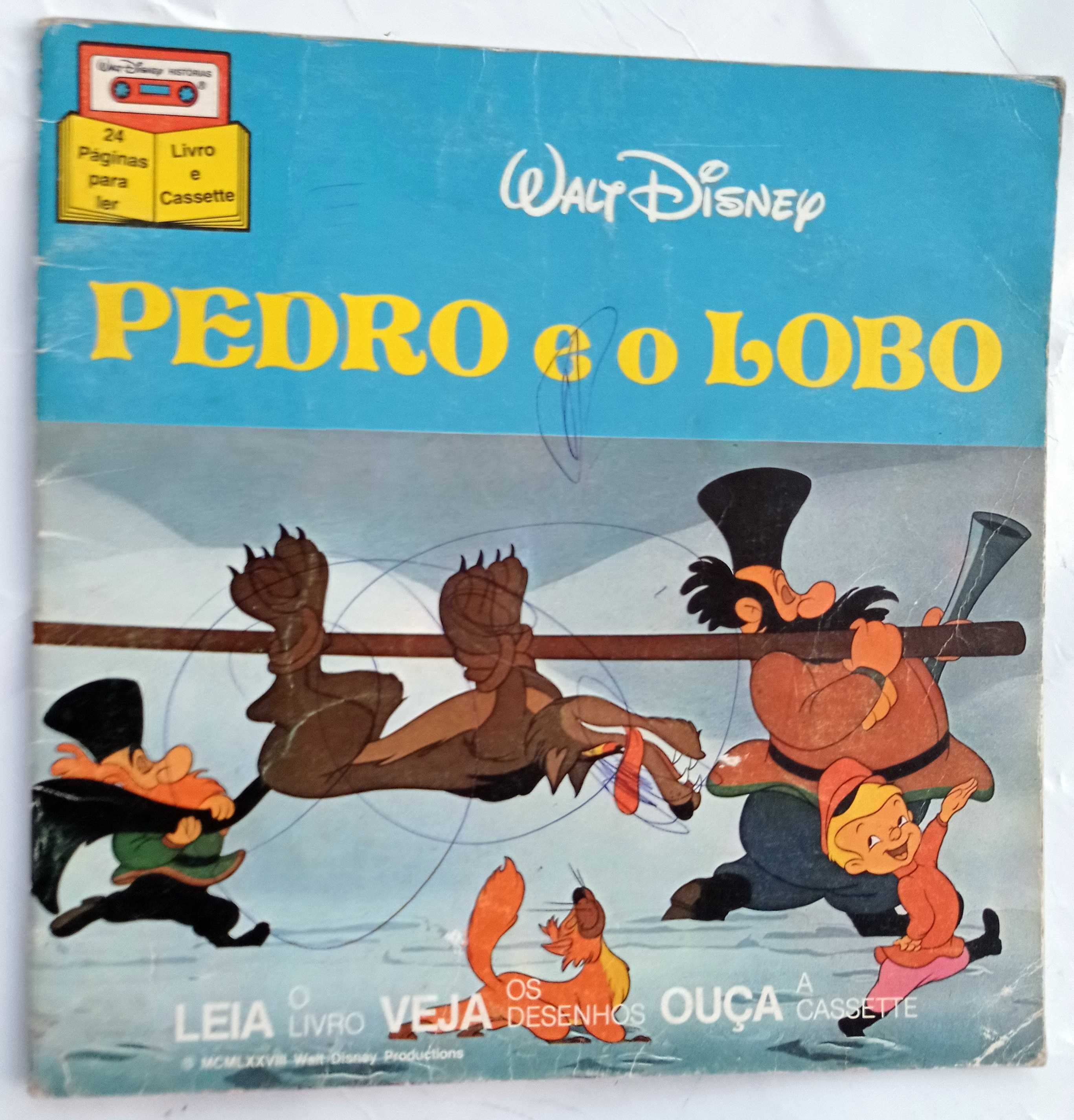 Walt Disney, lote de 6 livros infantis