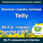 Rzepak ozimy Telly C1, opak. 2,1 mln. n. Integral Pro i Lumiposa