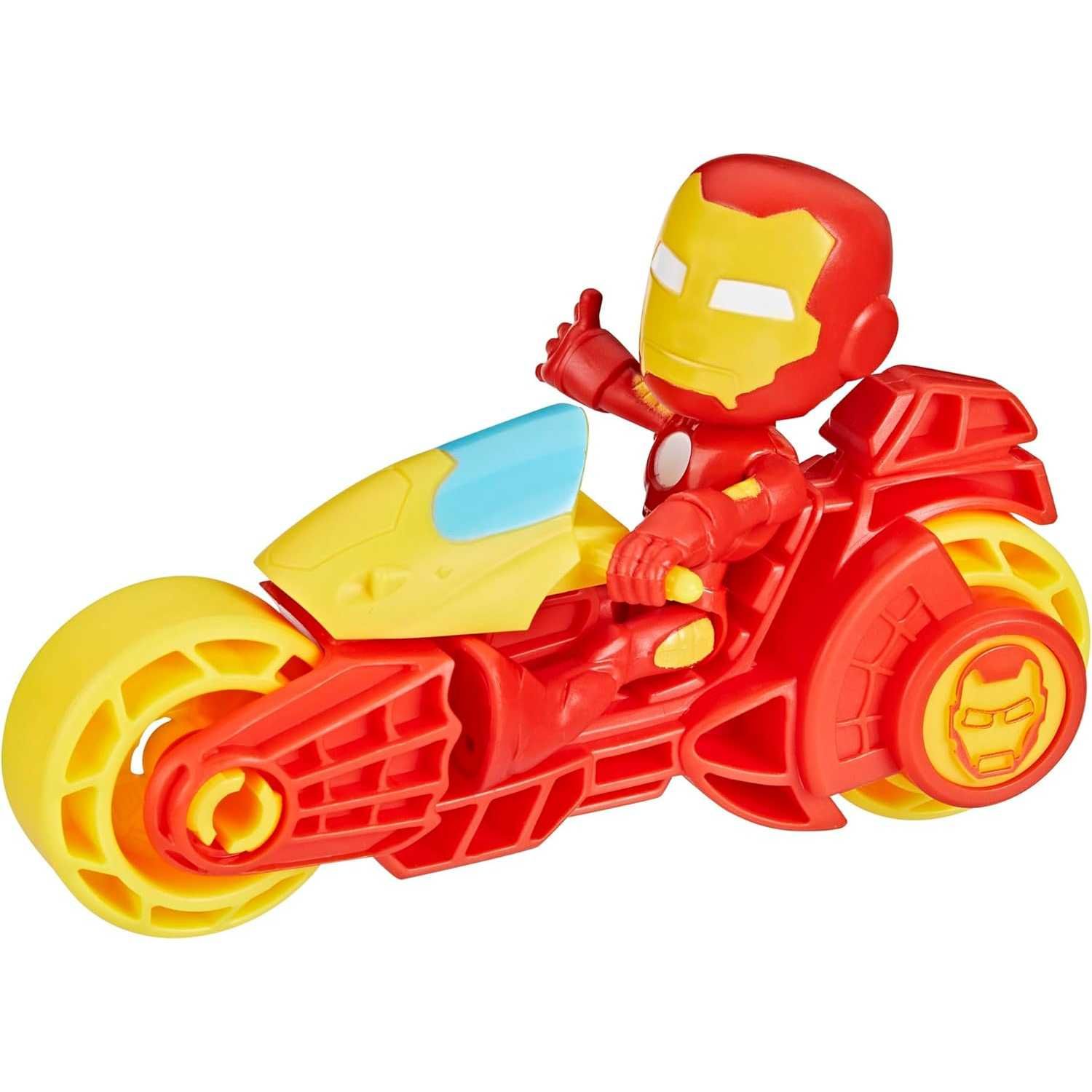 Spidey I Super Kumple Marvel Hasbro Motocykl Ruchoma Figurka Iron Man