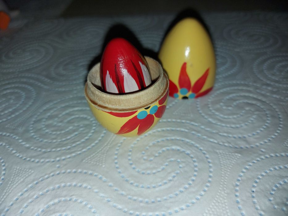 Matrioszka drewniane jajka