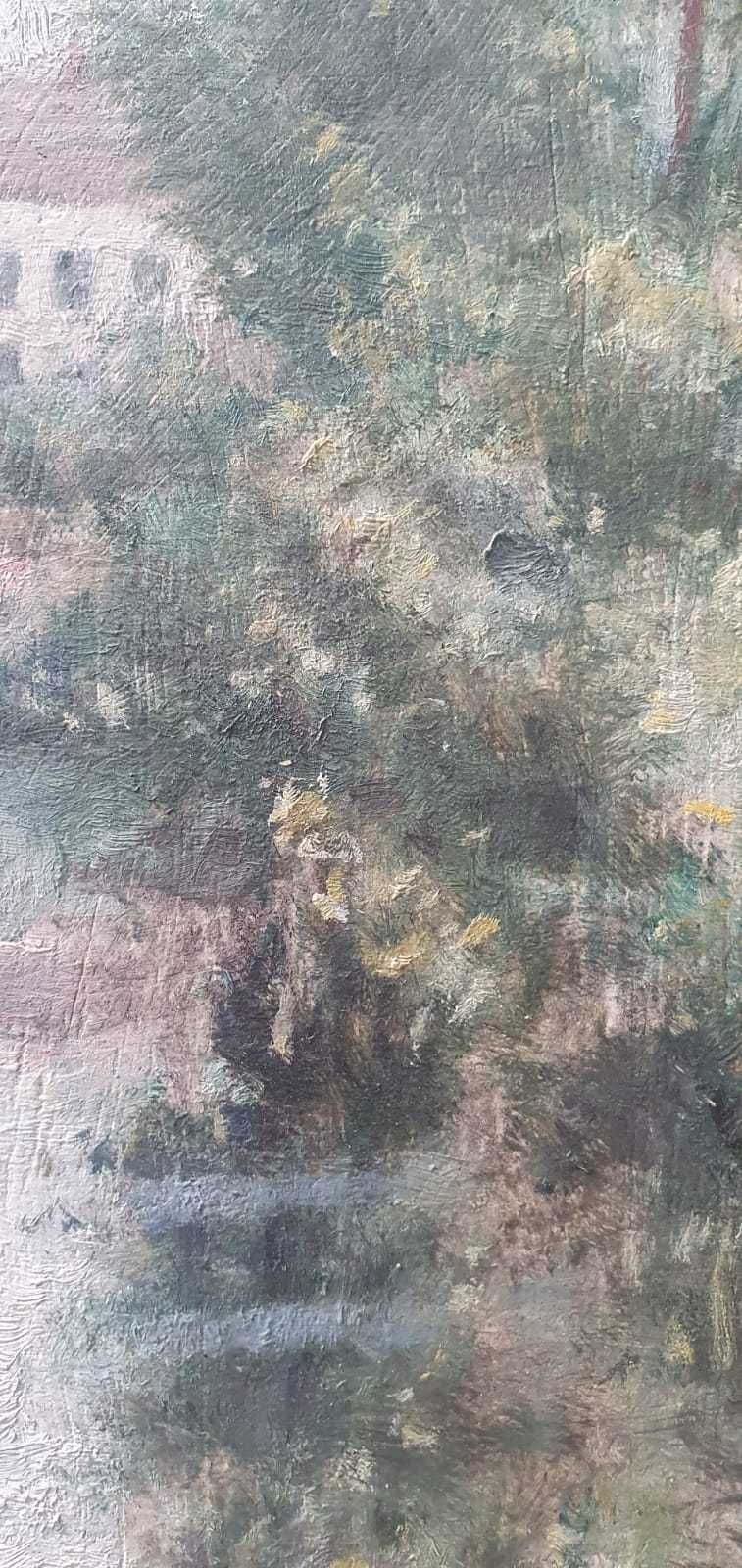 Pintura de Quadro a óleo sobre contraplacado de Joaquim Porfírio