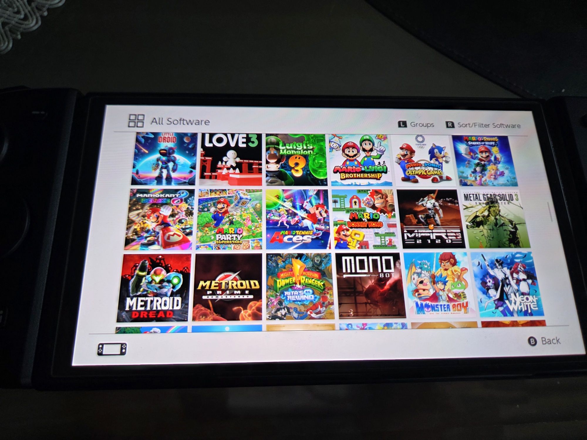Nintendo Switch Oled 1TB cfw atmosphere picofly instinct mobopad M6 HD
