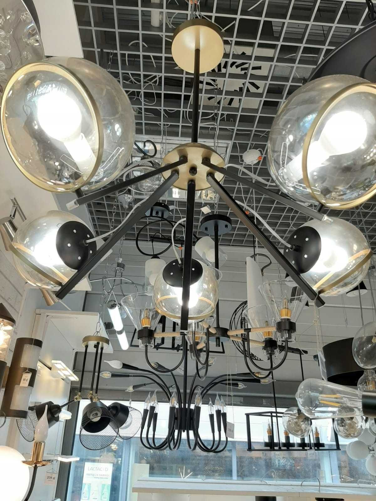 żyrandol plafon Lampa sufitowa salon Art Deco