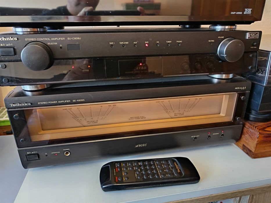 Wzmacniacz Technics SE-A909S SU-C909U z pilotem