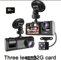 kamera samochodowa wideorejestrator z Kamerą Cofania + karta 32 Gb