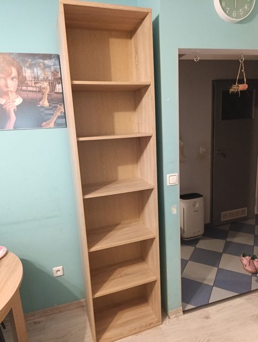 Regał Brw Office 53 cm z 5 półkami dąb sonoma