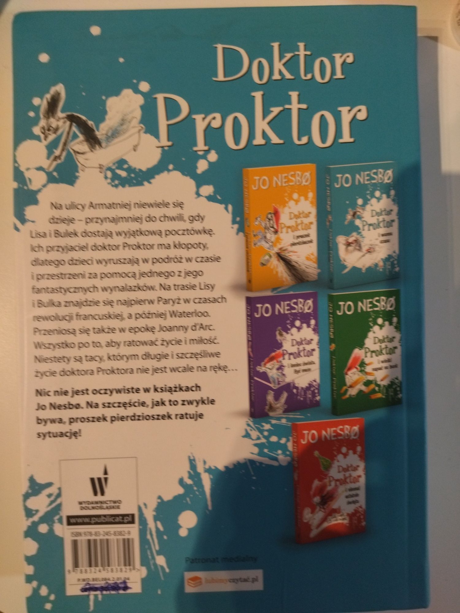 "Doktor Proktor i wanna czasu" JO NESBO