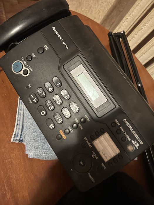 Факс РАБОЧИЙ черный  термопринтер