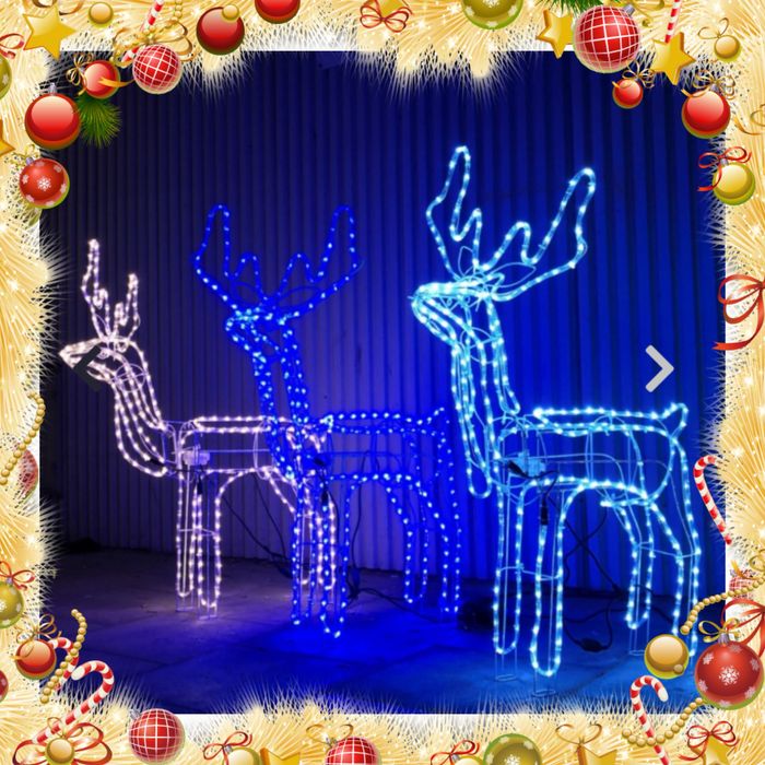 Renifer led xxl 3D rusza głową nowy świąteczny piękny duży 120cm jeleń