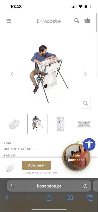 Stokke bath set 3 pieces for newborn until 8months