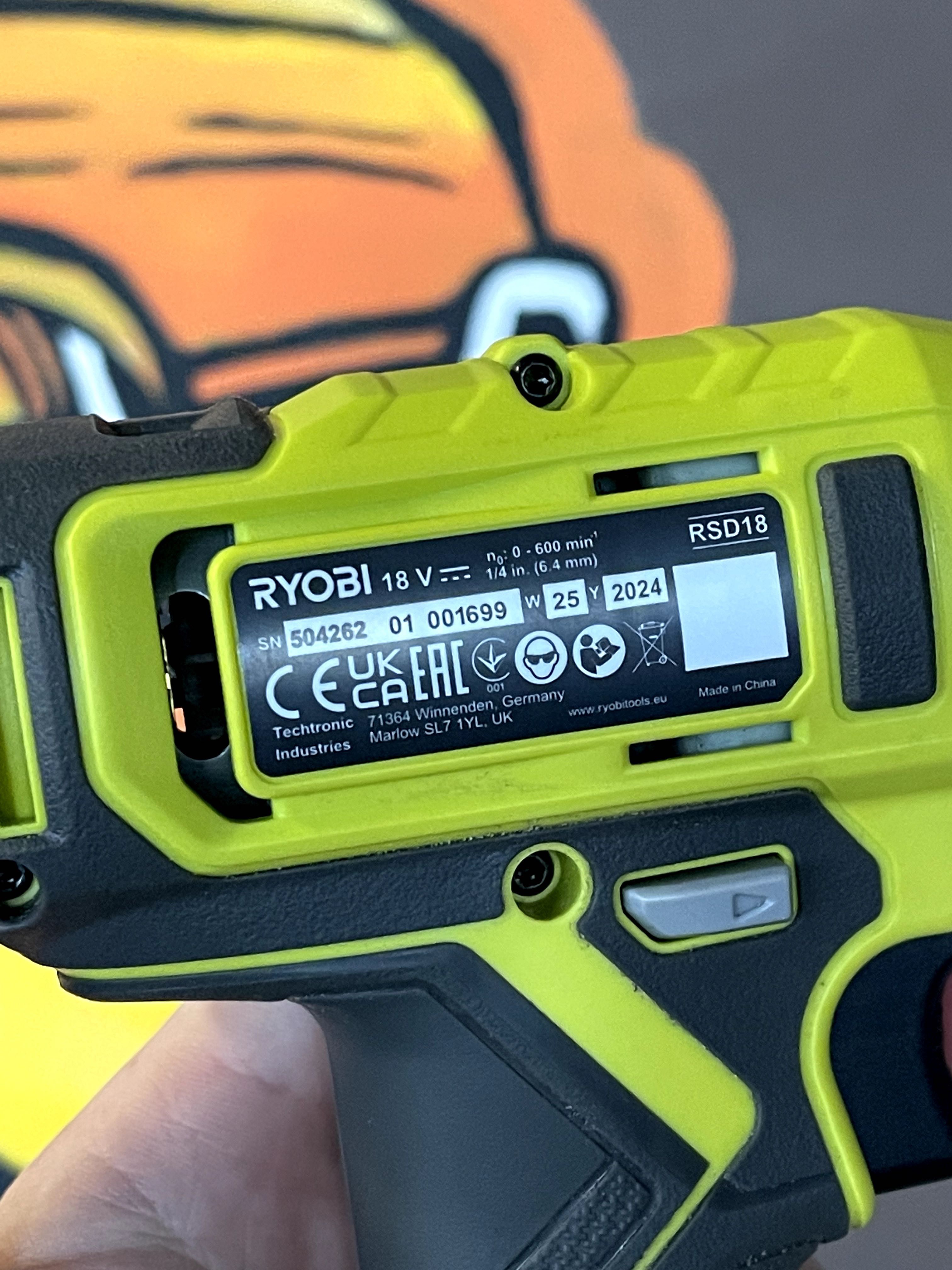 Ryobi Wkrętarka Wiertarka Led 20nm Akumulatorowa 18v One+ Rsd18-0