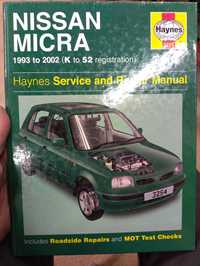 Instrukcja napraw i serwisów Nissan Micra K11 Haynes