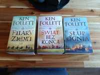 Ken Follett „Filary Ziemi”, „Świat bez końca” i „Słup ognia” NOWE