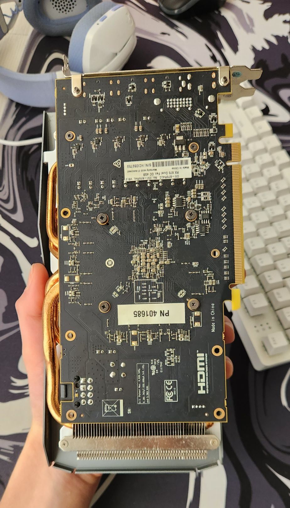 Відеокарта rx 570 VisionTek 4gb