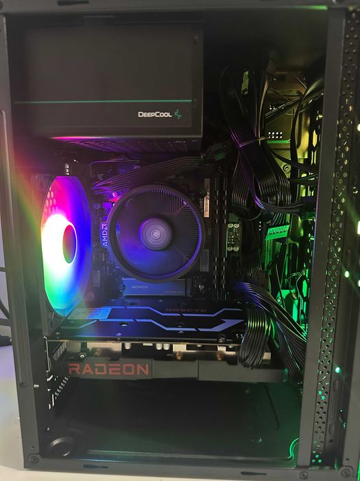 Komputer do gier  Ryzen 5500  RX 6600 XT 32GB  1TB FV23% Gwarancja 24M