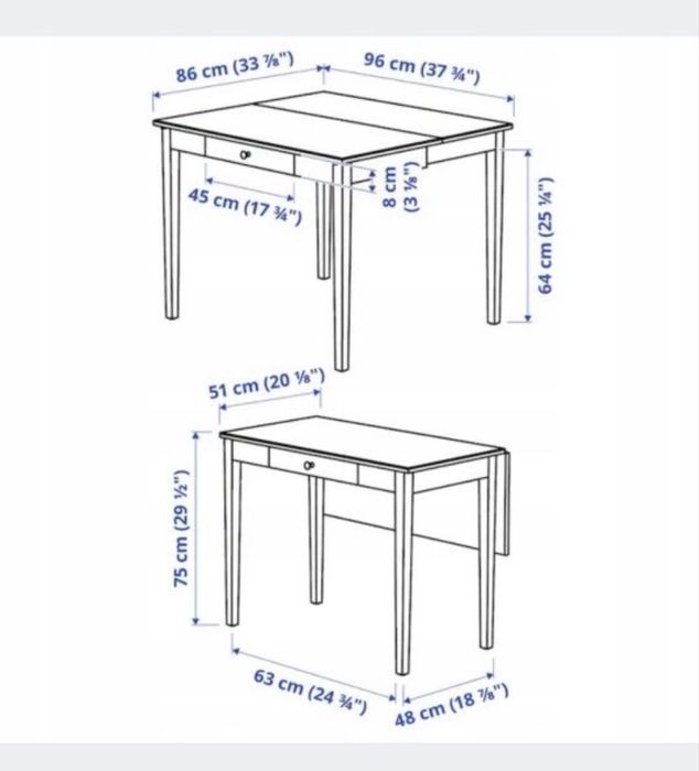 Rozkladany stół ikea