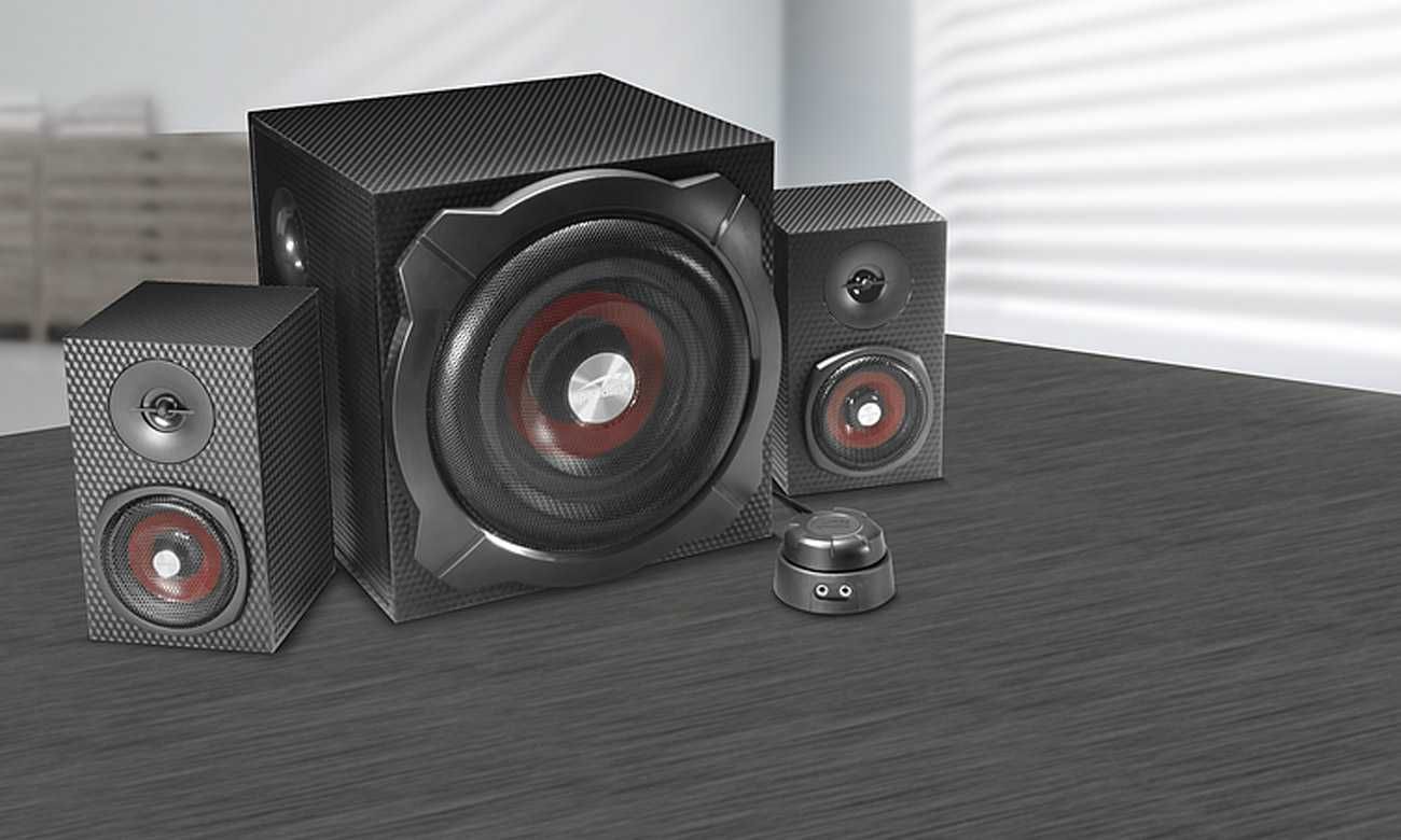 NOWY Zestaw głośników SpeedLink GRAVITY CARBON 2.1 Black