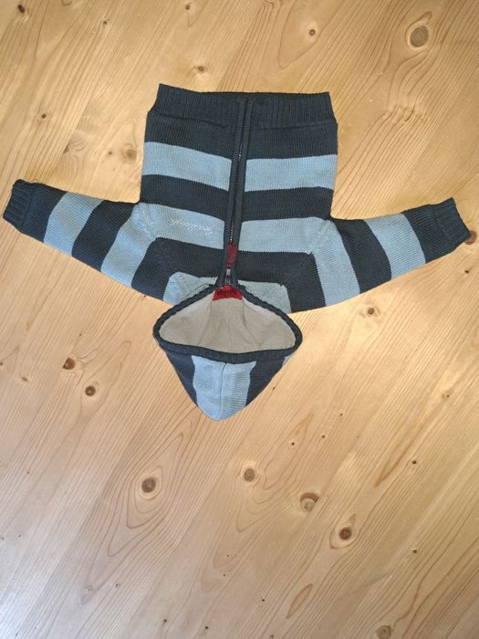 Cieple spodnie i bluza chlopieca  80