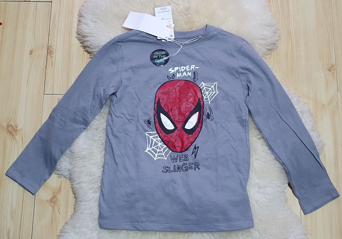 Koszulka na długi rękaw 134 cm Nowa Spider-Man