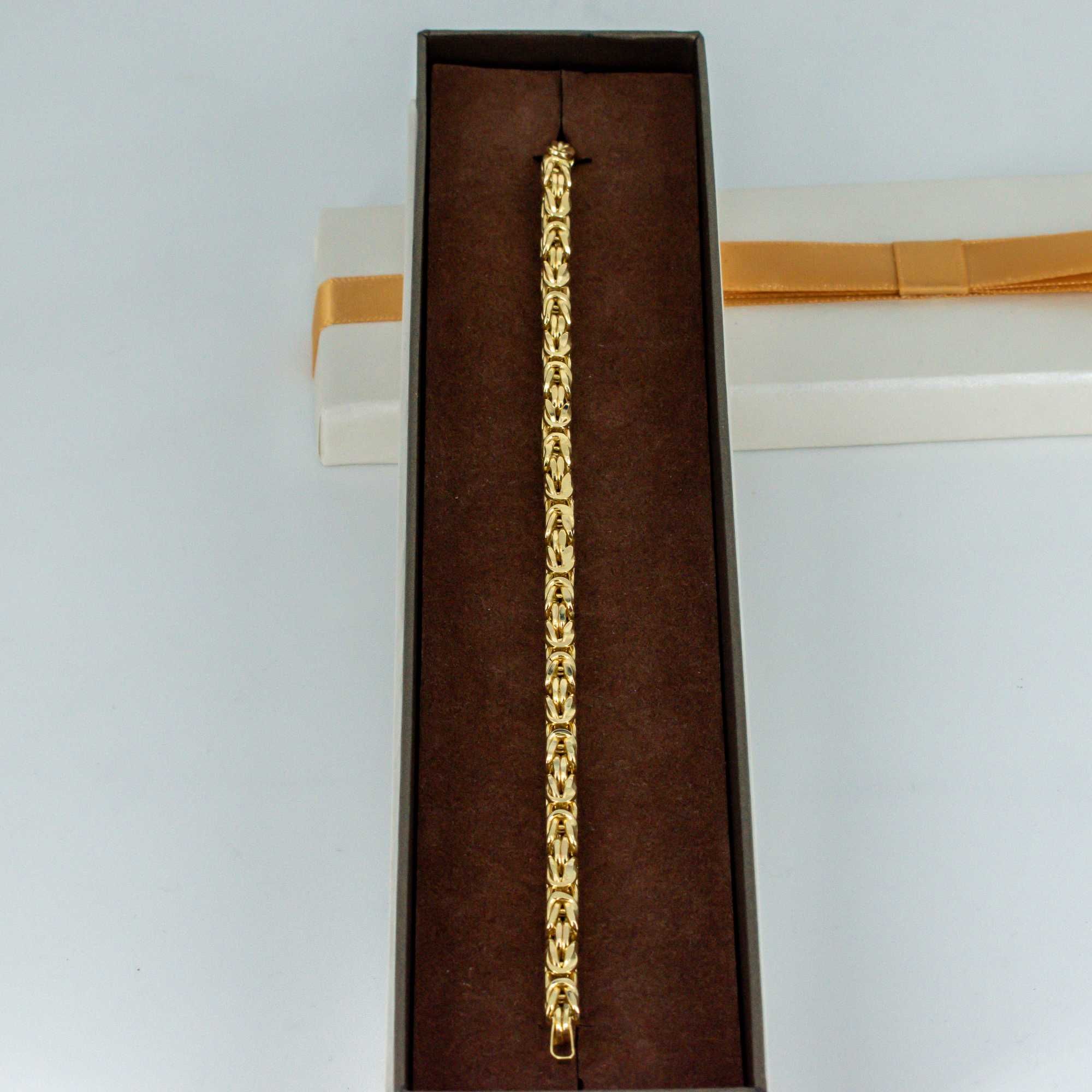 Złota bransoletka 585 12,53gram 22,5cm KRÓLEWSKI Nowa WYSYŁKA GRATIS