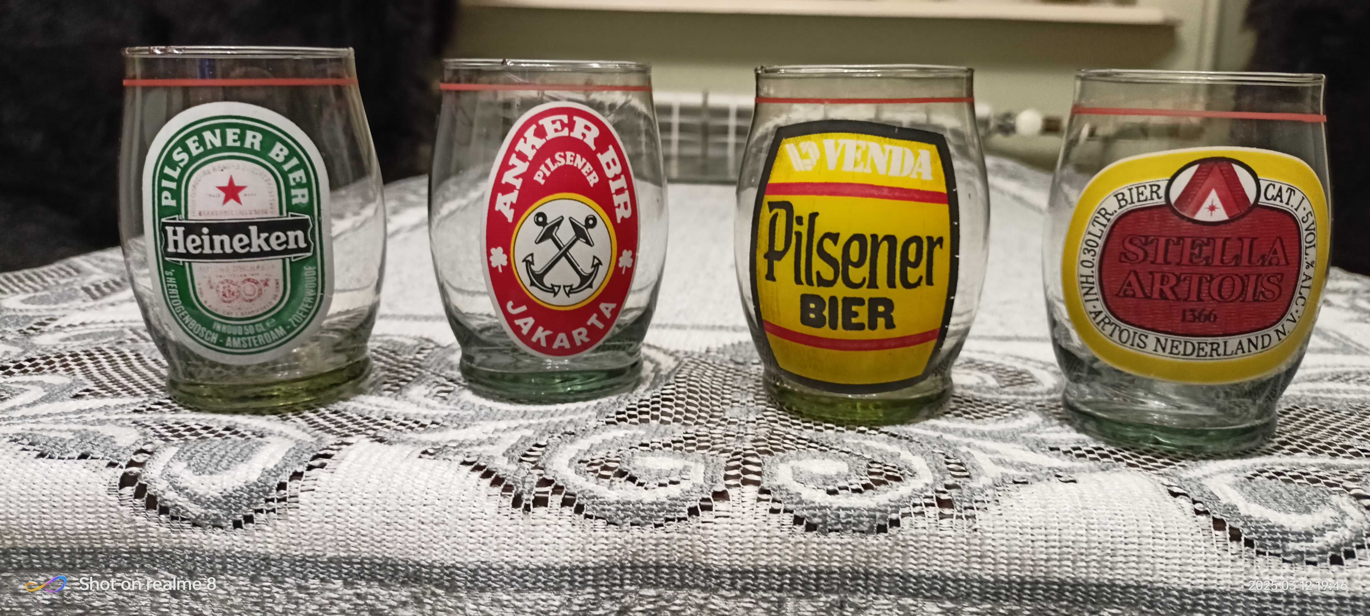 Szklanki do piwa lata 80-te