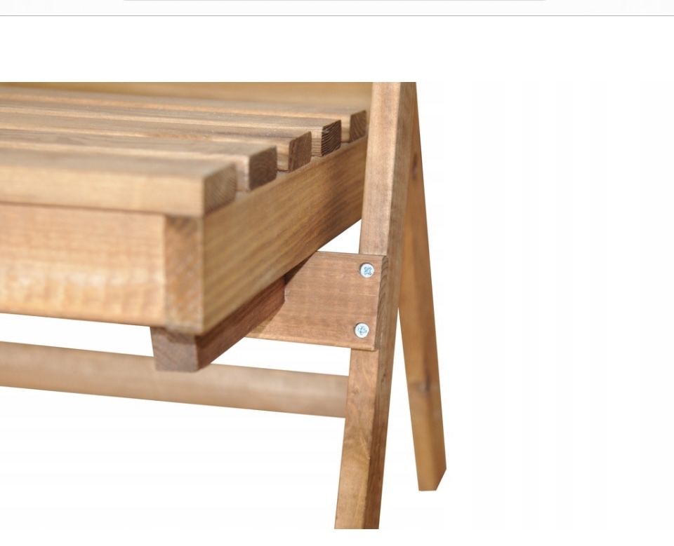 ławka składana drewno