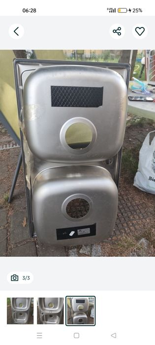 Zlew zlewozmywak 2 szt