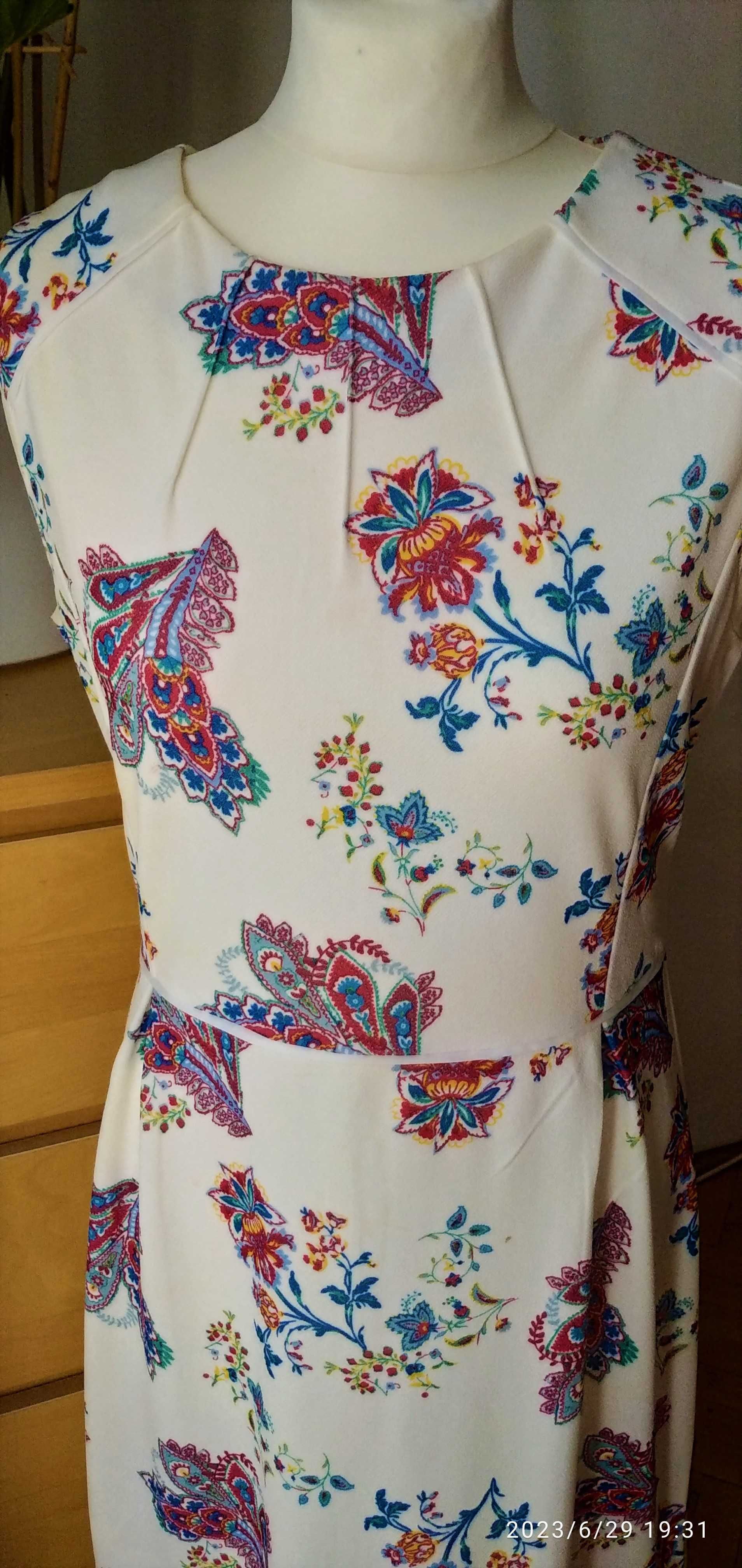 SFERA - letnia sukienka etno wzór- 38/40/M/L
