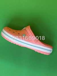 Яркие женские крокс Crocband Melon / Ice Blue 36-40р