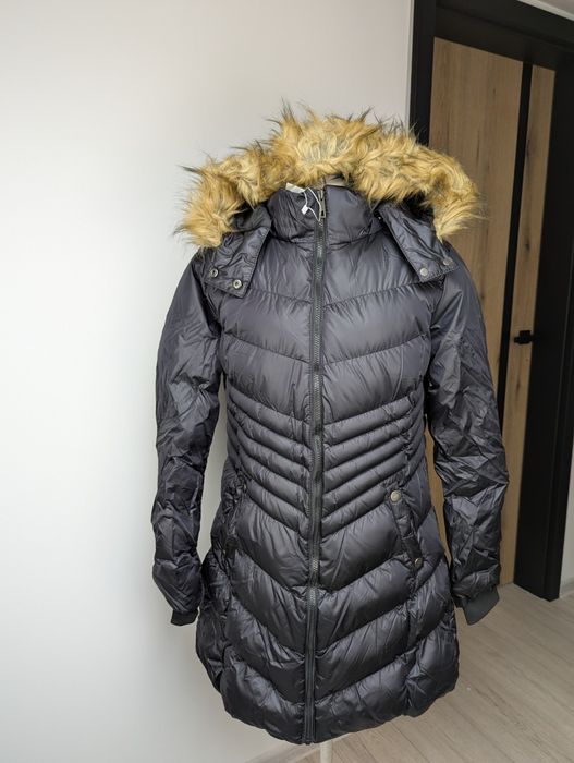 Czarna kurtka zimowa Pikowana ocieplana L